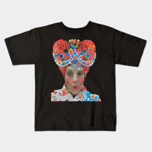 Portrait of the Queen of Color Kids T-Shirt